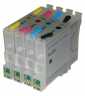 Komplet polnilnih kartuÅ¡ Fenix E-T0612+T0613+T0614+T0611bk z ARC Äipom brez Ärnila  kartuše, tonerji, polnila, kartuša, toner, polnilo, kartusa