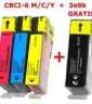C-BCI-6 CYM+3eB komplet kartuÅ¡e za Canon PIXMA iP3000, iP4000, iP6000, iP8500, MP760, MP780, i560, i860, i910D, i950, i960, i860 = FENIX CBCI-6 cyan_yellow_magenta + Ärna 3ebk gratis kartuše, tonerji, polnila, kartuša, toner, polnilo, kartusa