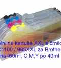 Komplet Fenix LC985XXL BK+C+M+Y nadomestne polnilne kartuše z 6x več izpisa ( črna 60ml, barvne pa po 40ml vsaka )  kartuše, tonerji, polnila, kartuša, toner, polnilo, kartusa