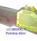 FENIX B-LC985XXL Yellow polnilna kartuša velike XXL kapacitete z 40ml črnila za Brother tiskalnike kartuše, tonerji, polnila, kartuša, toner, polnilo, kartusa