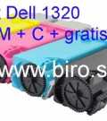 Komplet Fenix D-1320XL C+M+Y+gratis Bk tonerji za Dell 1320C, Dell 2130cn, Dell 2135cn velike kapacitete za 2000 strani po vsaki barvi kartuše, tonerji, polnila, kartuša, toner, polnilo, kartusa