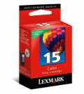 Lexmark #15 Color 18C2110E št.15 - barvna kartuša kapacitete za 150 strani kartuše, tonerji, polnila, kartuša, toner, polnilo, kartusa