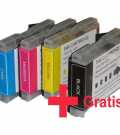 Komplet Fenix LC1000 ( LC51 ) C + M + Y + črna gratis, kartuše za tiskalnike Brother DCP-130c, DCP-330c, DCP-540c, MFC-240c, MFC-440CN, MFC-665cw, MFC-845cw, MFC-3360C, MFC-5460cn, MFC-5860cn... kartuše, tonerji, polnila, kartuša, toner, polnilo, kartusa