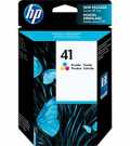 HP 51641A - KARTUŠA - črnilo barvno HP41za HP DeskJet 820C, 850C, 870C, 1100C, OfficeJet 1150, za 460 strani, 39ml kartuše, tonerji, polnila, kartuša, toner, polnilo, kartusa