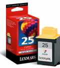 Lexmark #25 barvna kartuša 15M0125E št.25 kapacitete 1000 strani kartuše, tonerji, polnila, kartuša, toner, polnilo, kartusa