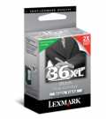 Lexmark #36XL črna kartuša 18C2170E št.36XL return program, kapacitete 500 strani kartuše, tonerji, polnila, kartuša, toner, polnilo, kartusa