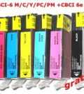 C-BCI-6 komplet barvnih in gratis črna kartuše za PIXMA iP6000D, iP8500, Canon i990, i965, i905D, i9950, i9100, S900, S830,= FENIX CBCI-6 C+M+Y+Photo Magenta +Photo Cyan + Black kartuše, tonerji, polnila, kartuša, toner, polnilo, kartusa