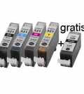 Komplet FENIX C-PGI-520Bk & CLI-521 C, M, Y, Bk s čipom nadomešča kartuše Canon PGI-520, Canon CLI-521 C+M+Y+bk ( PGI520, PGI-520, CLI521, CLI-521 ) za tiskalnike Canon PIXMA iP3600, iP4600, MP540 kartuše, tonerji, polnila, kartuša, toner, polnilo, kartusa