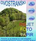 Foto Glossy dvostranski InkJet papir 220g A4x20 listov, visoke 5760 resolucije izpisa kartuše, tonerji, polnila, kartuša, toner, polnilo, kartusa