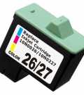 FENIX L26-27 nova barvna kartuša nadomešča Lexmark 10N0026E št.26, #26 ter 10NX227E št.27, #27 kartušo in omogoča 30% več izpisa od originala kartuše, tonerji, polnila, kartuša, toner, polnilo, kartusa