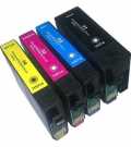 Komplet Fenix E-T1301-1304 C,M,Y in BK gratis nadomešča kartuše Epson T1301, T1302, T1303, T1303 za tiskalnike Epson BX525WD, BX625FWD, BX925FWD, SX525WD, SX620FW - 32ml črna / 18ml vsaka barvna  kartuše, tonerji, polnila, kartuša, toner, polnilo, kartusa